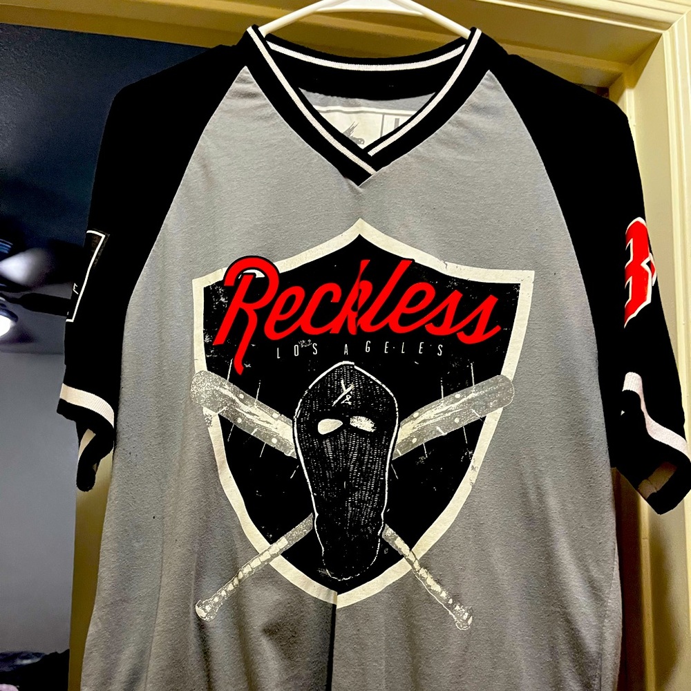 Young and reckless large reckless Los Angeles jersey with the number 86